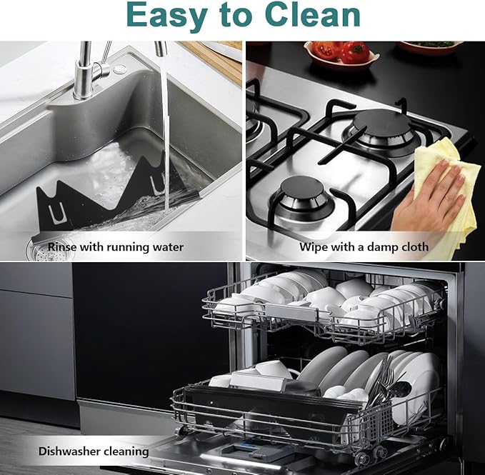 Imaginarye Retractable Stainless Steel Stove Gap Covers