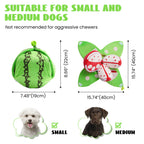 Orange Hide-and-Seek Plush Dog Toy