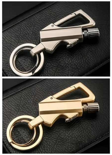 Meonsopoli Permanent Match Infinity Lighter with Multitool Keychain Bottle Opener