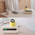 Quotationy Interactive Mini GaN Charger 45W – Animated Expression Smart Plug – Low-Temperature Fast Charging Block for iPhone, Samsung & Tablets 🎭