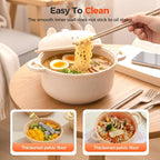 Everyneeding Cute Piggy Ramen Bowl Set