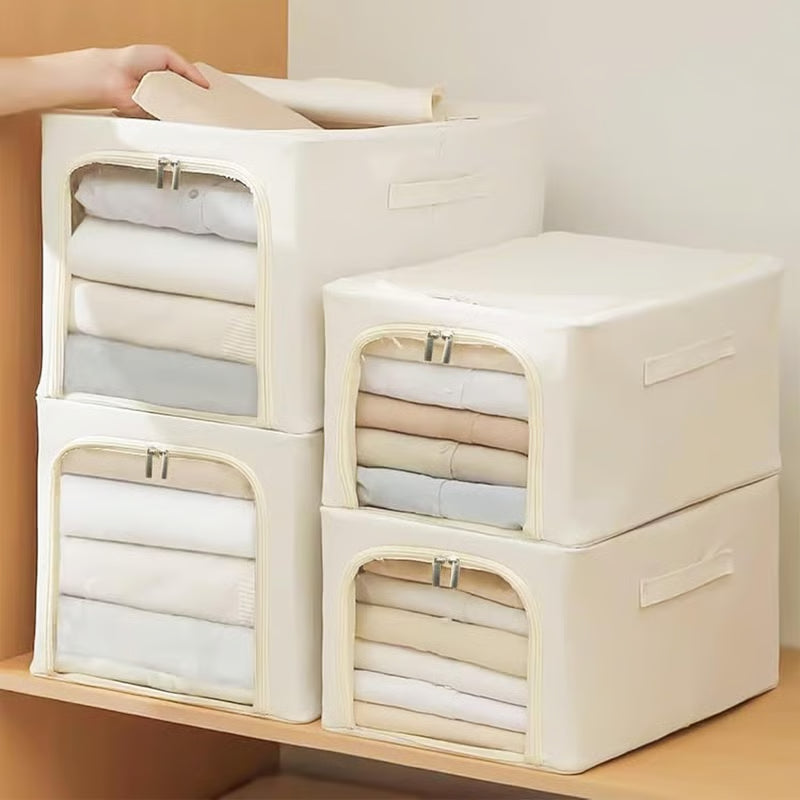 Atsworkshop™ Extra-Large Foldable Fabric Storage Bins