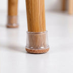Domisana Transparent Chair Leg Floor Protectors Set ( 12PCS )