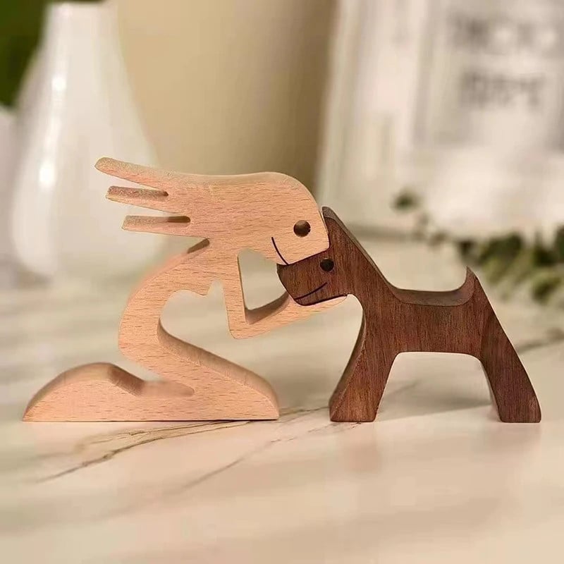 Blissful Box Wooden Pet Carving