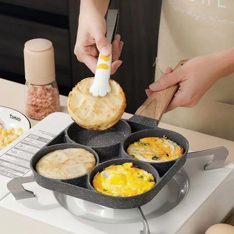 Raidley Top 4-in-1 Nonstick Frying Pan: Ideal for Eggs, Bacon, and Burgers