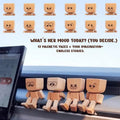 Mary Ackerman Shop Shaking Feet Wooden Doll - Sways with 12 Pcs Magnetic Expressions