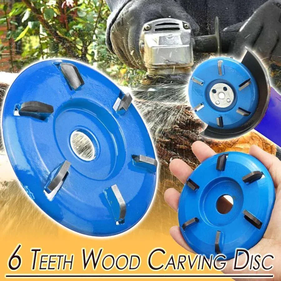 (🔥New Year Hot Sale- 30% OFF) 6 Teeth Wood Carving Disc