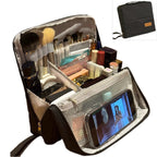 Doresty Standing Makeup Bag – Portable, Large Capacity