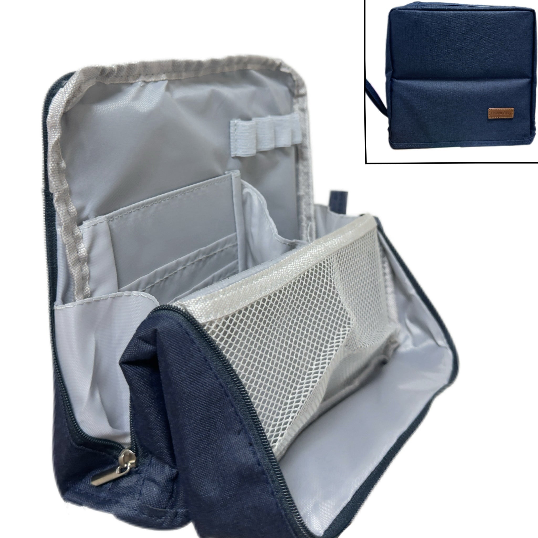 Doresty Standing Makeup Bag – Portable, Large Capacity
