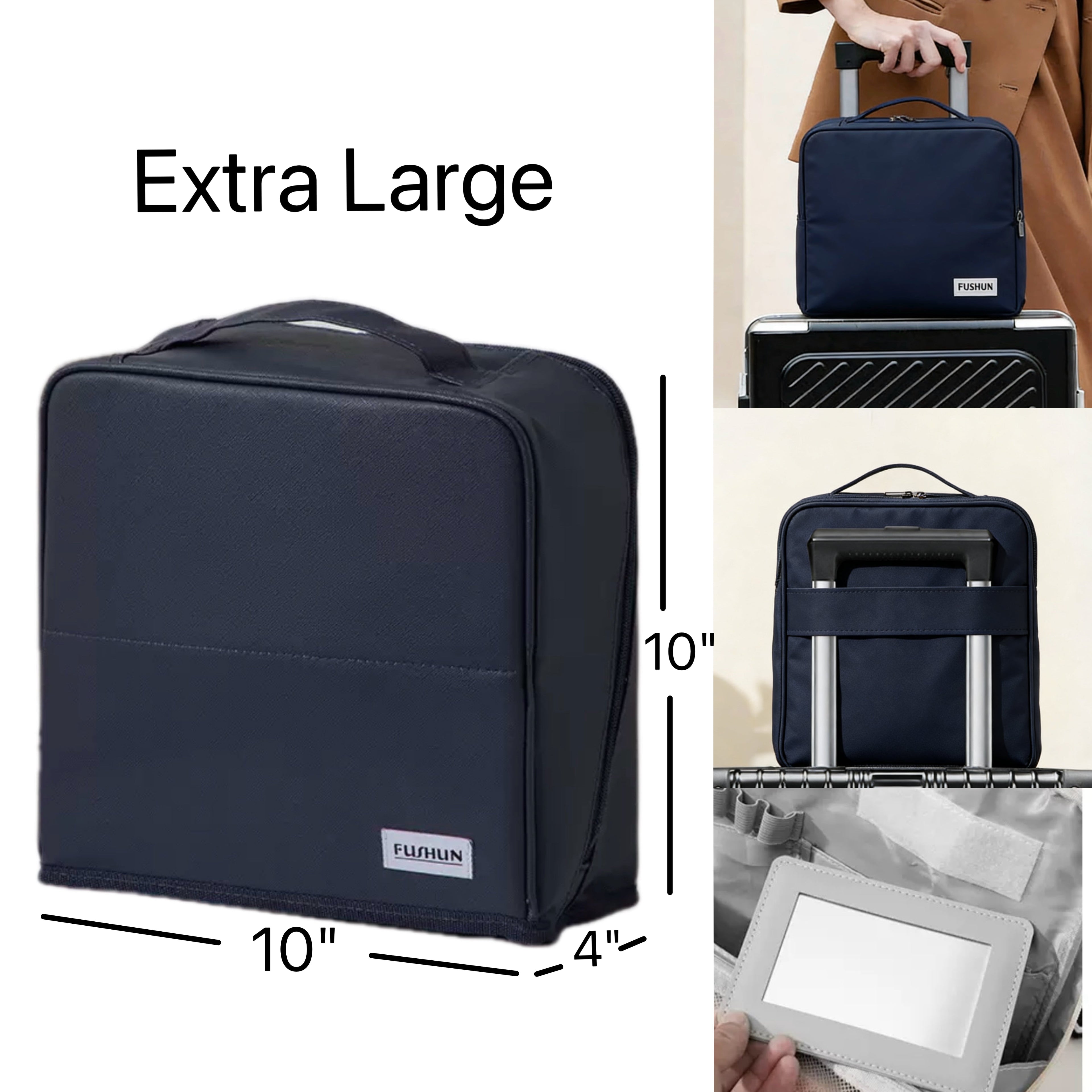 Doresty Standing Makeup Bag – Portable, Large Capacity