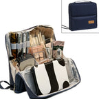 Doresty Standing Makeup Bag – Portable, Large Capacity
