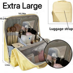 Doresty Standing Makeup Bag – Portable, Large Capacity