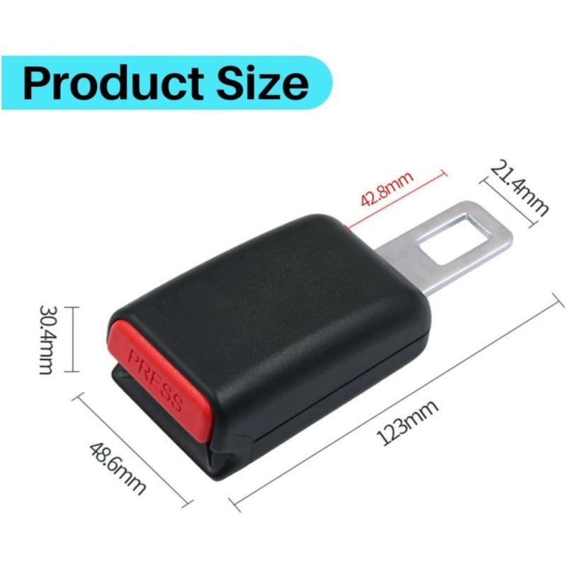 Autoyunn™ Seat Belt Extender – Secure 2.1" Buckle Extension for Added Comfort & Accessibility