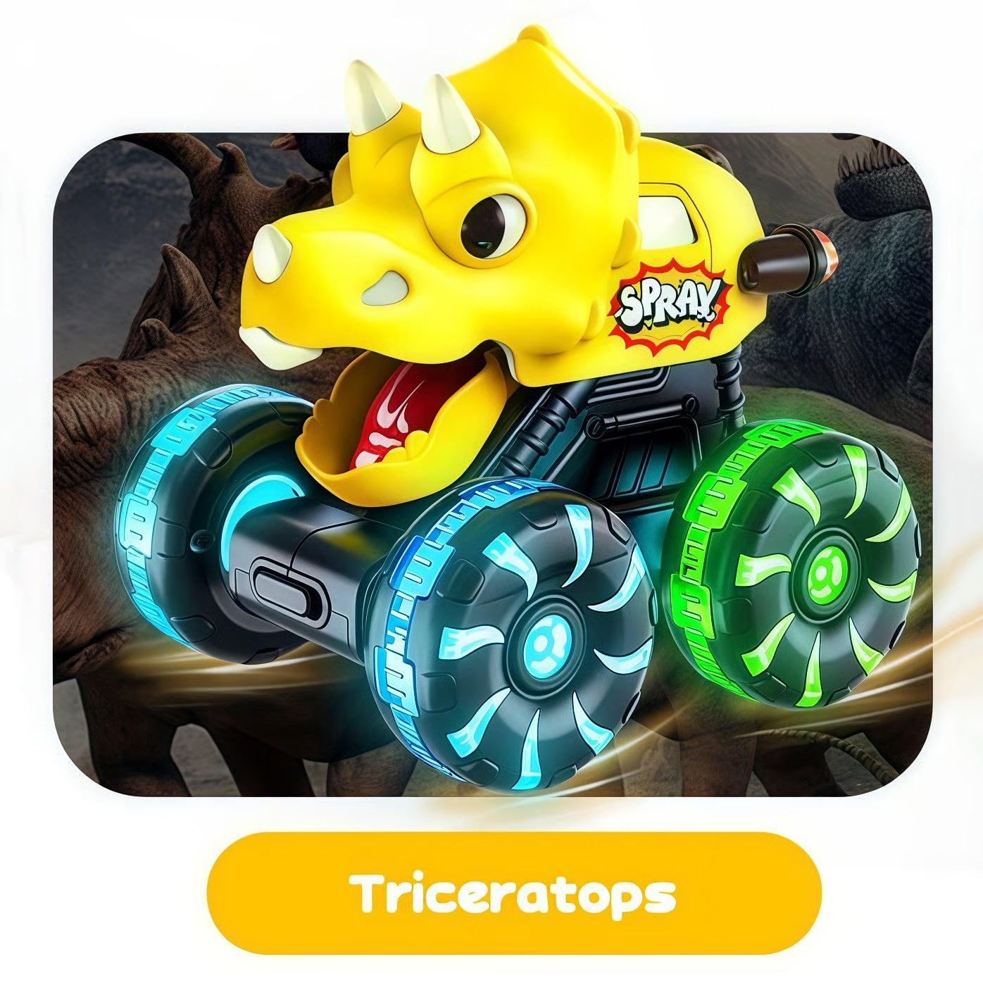 Glowing Monster Big Foot Toy Car