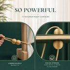 Omilora Corette Woven Magnetic Tiebacks ( 2pcs )