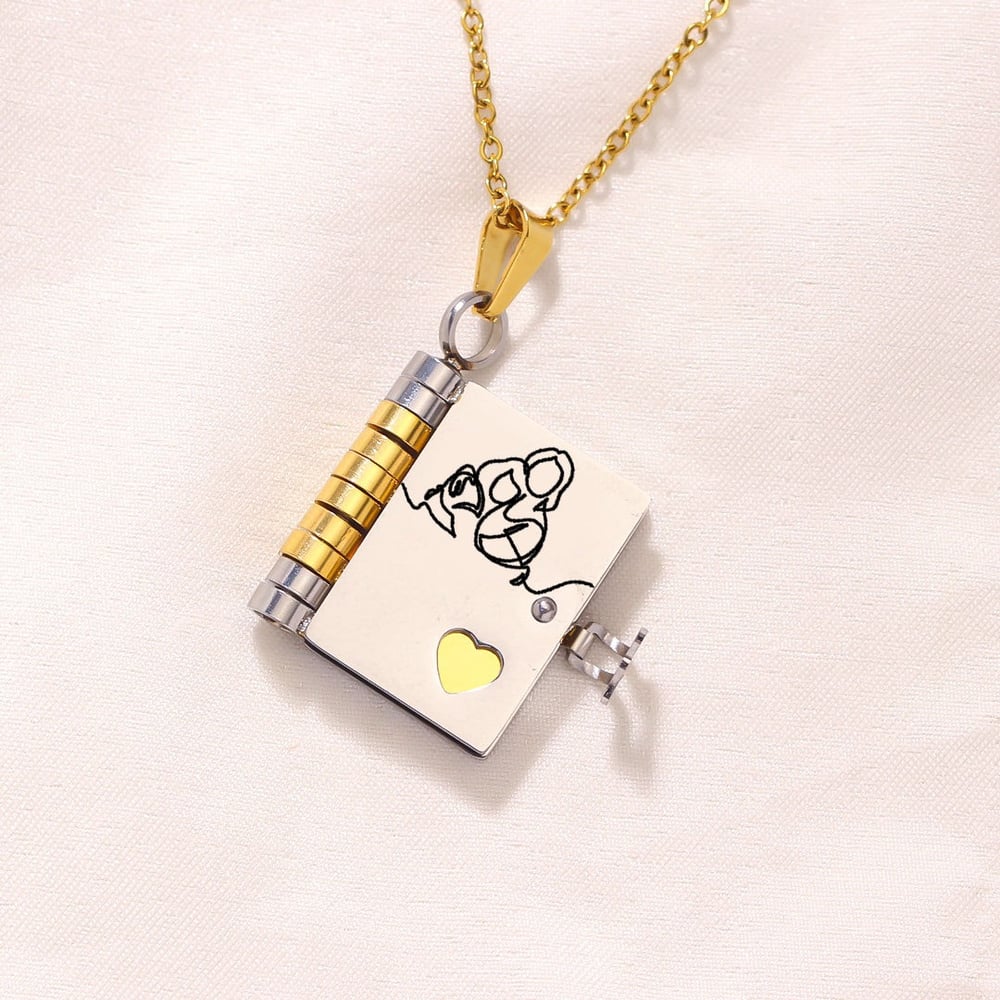 Preliminaryt The Most Beautiful Chapter Book Necklace For Granddaughter and daughter