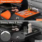 Relativelk Silicone Grill Side Shelf Mat
