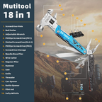 60 Tools - 18 In 1 Multifunctional Wrench Hammer