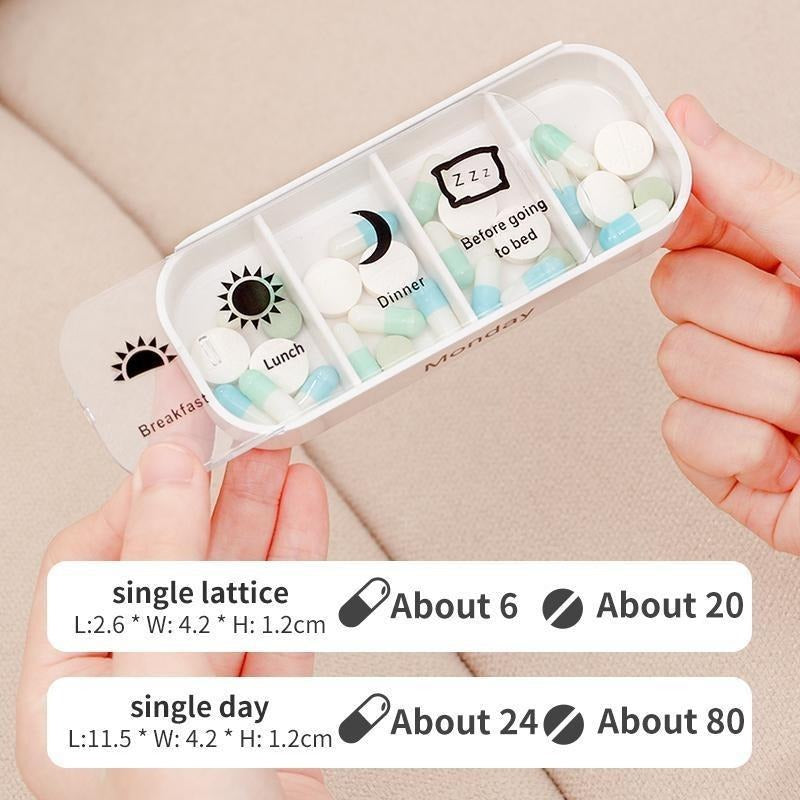 Shoplarke 7-Day Pill Organizer