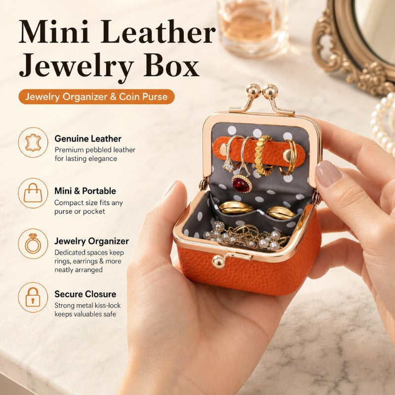 Everyneeding Mini Travel Jewelry Case