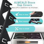 Imaginarye Retractable Stainless Steel Stove Gap Covers