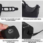 Holiisummer Bike Electronic Horn with Large Range Floodlight