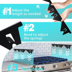 Imaginarye Retractable Stainless Steel Stove Gap Covers