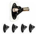 Fvaulity New Self Adhesive Rod Brackets, No Drill Needed Curtain Rod Holders