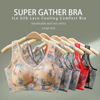 Eternipeace Super gather bra, Ice Silk Lace Cooling Comfort Bra