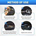 Shoplarke Stainless Steel Oxygen Sensor Spacer