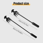 Gardinea Weed Pulling Tool Uprooting Weeding Tool, Multifunctional Weeder Puller Tool with 4 Teeth