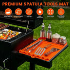 Relativelk Silicone Grill Side Shelf Mat