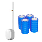 Keepholdly Hands-Free Flip-Top Disposable Toilet Brush