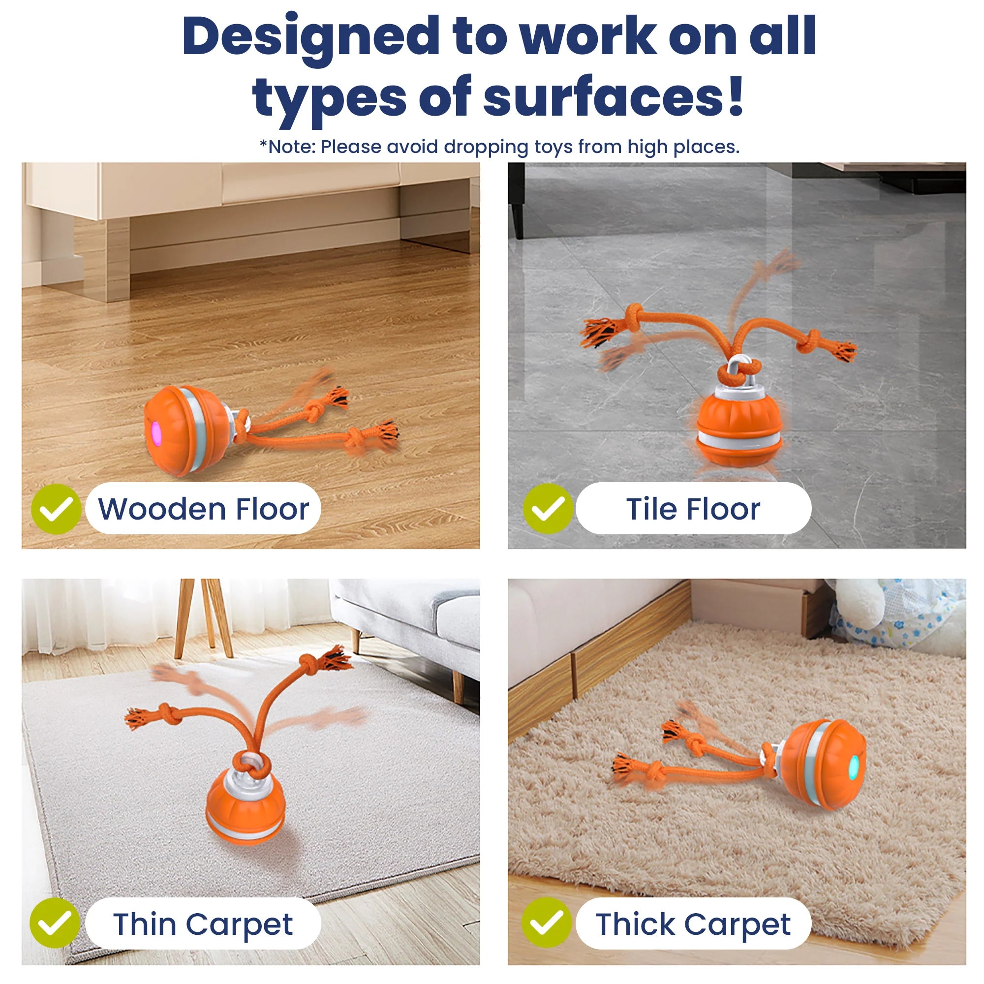 Interactive Smart Rolling Pet Ball