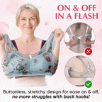 Eternipeace Super gather bra, Ice Silk Lace Cooling Comfort Bra