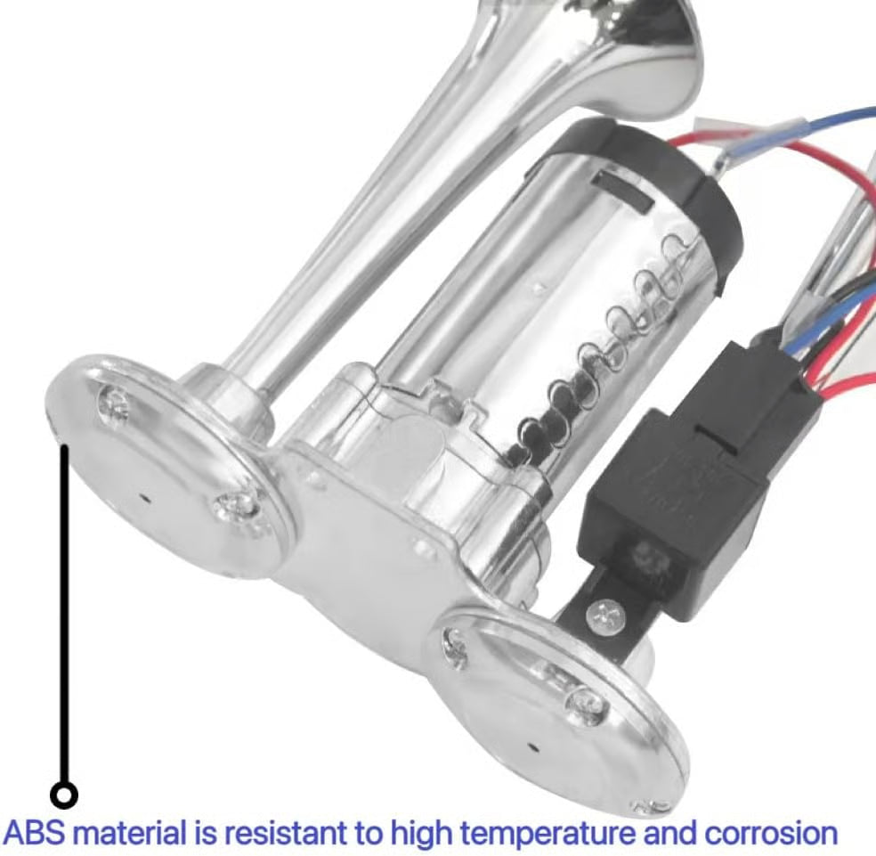 600DB Dual-Tone Metal Car Horn
