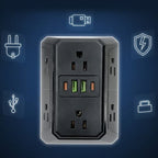 Plainlygoods Multi Plug 6-Outlet Extender