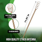 Sideargue Electroculture Plant Stakes 8 Pack | Enhance Plant Growth with Natural Energy | Eco-Friendly, Copper Garden Stakes for Vibrant, Healthy Plants