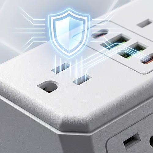 Plainlygoods Multi Plug 6-Outlet Extender