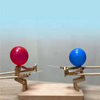 Jollyjute Handmade Wooden Fencing Puppets