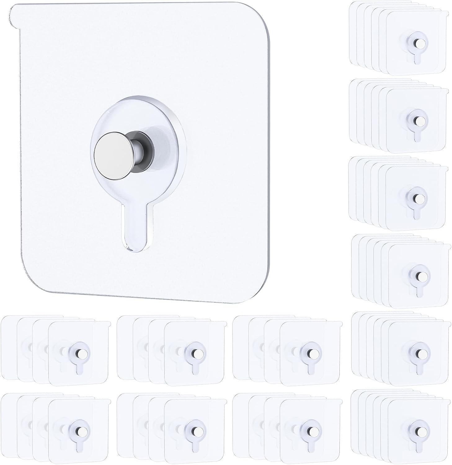 Converisely Non-Trace Screw Hook Stickers