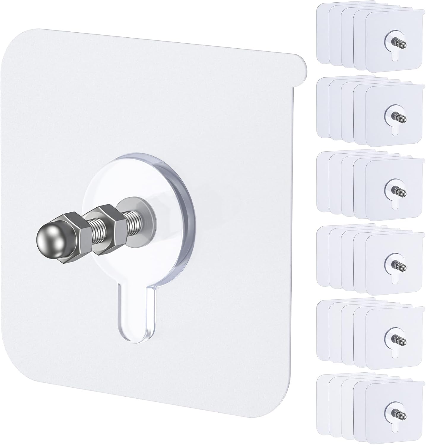 Converisely Non-Trace Screw Hook Stickers