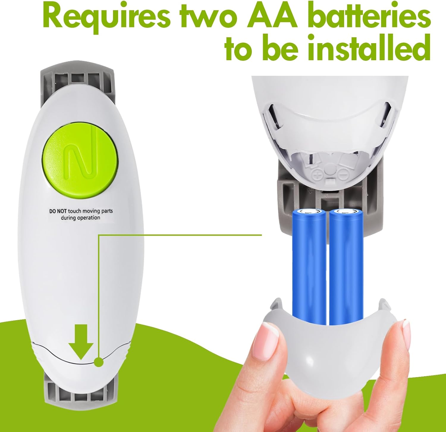 Stamny Electric One-Touch Jar Opener — Automatic Hands
