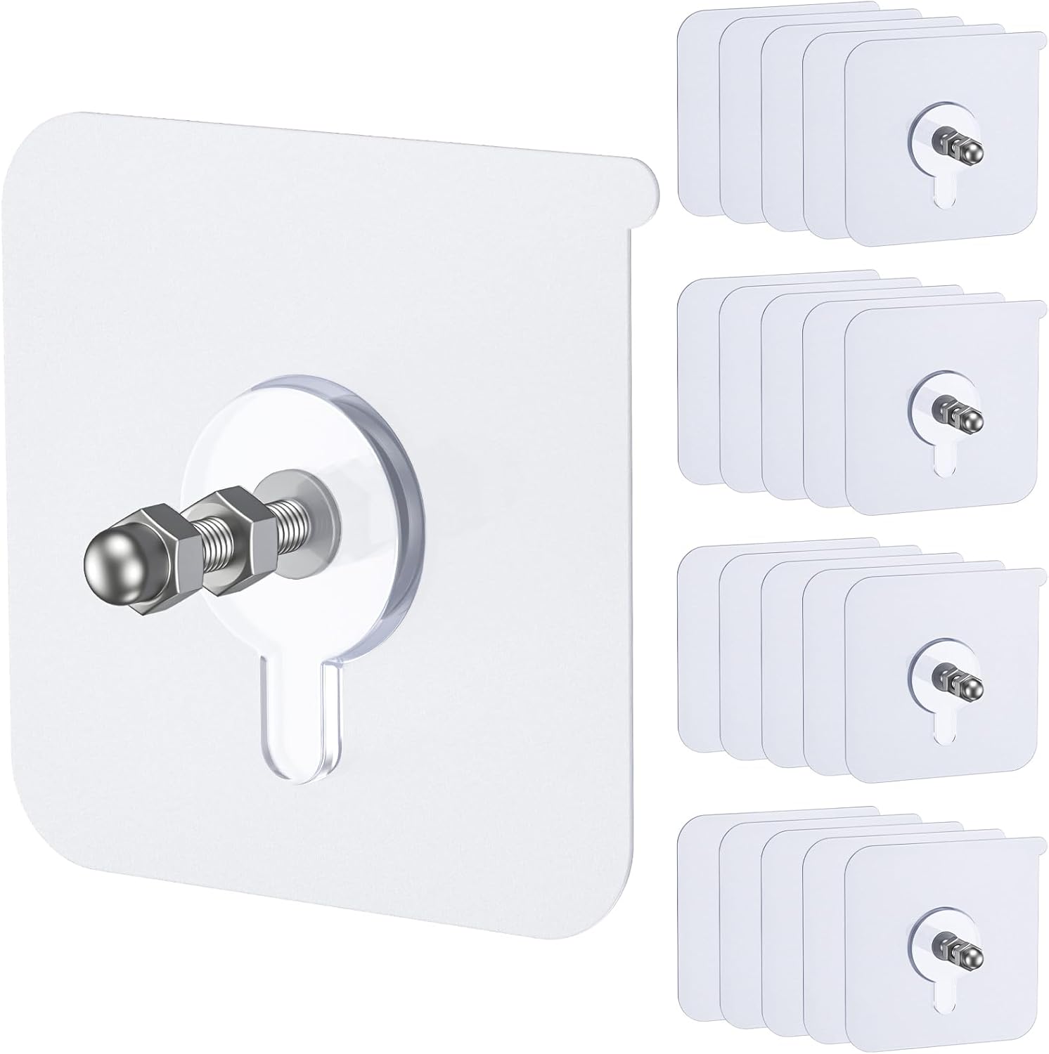 Converisely Non-Trace Screw Hook Stickers