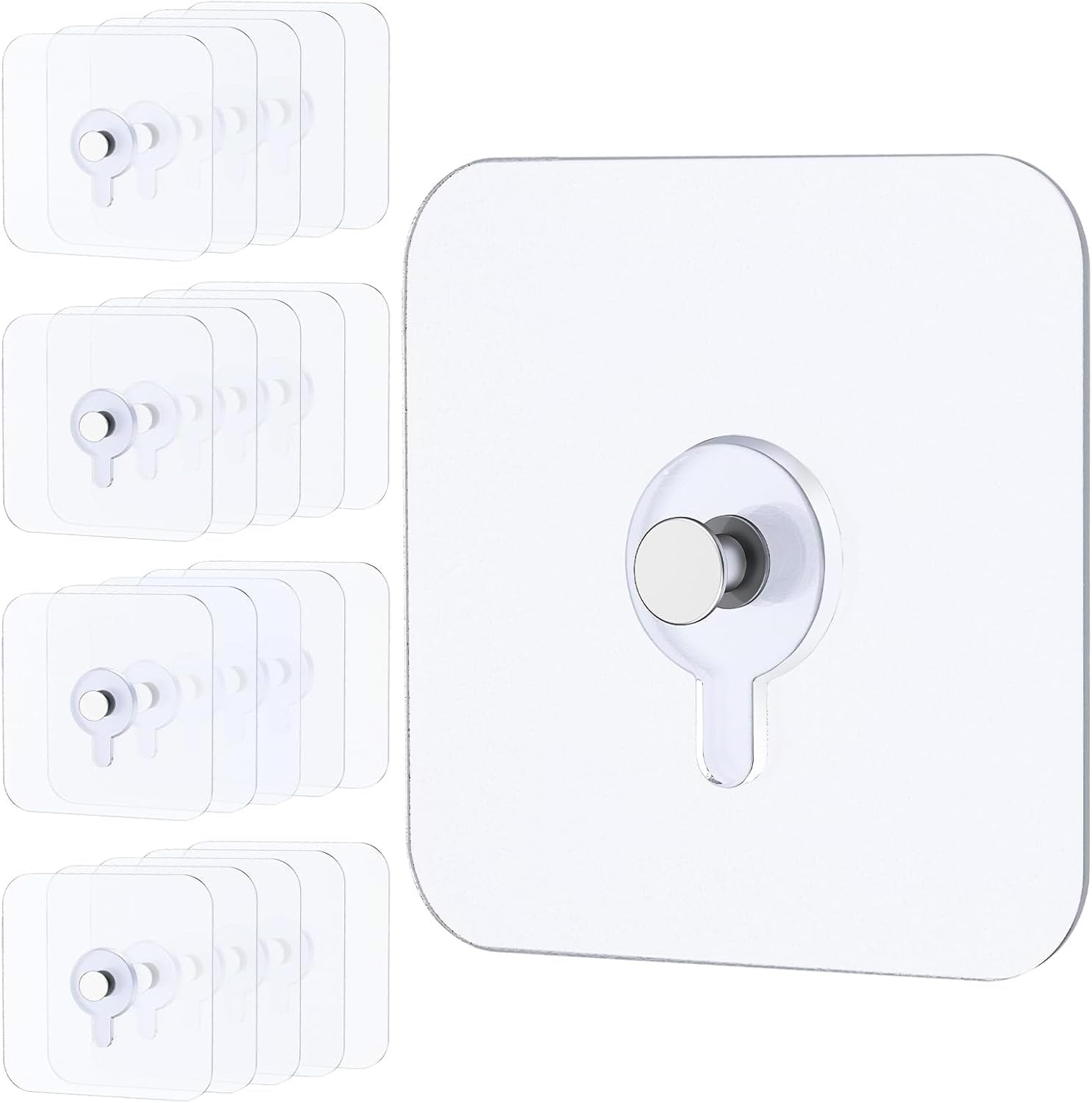 Converisely Non-Trace Screw Hook Stickers
