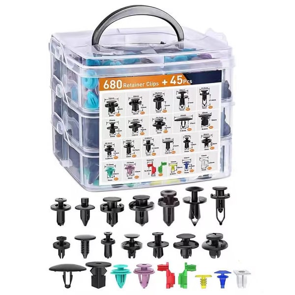 Autoyunn™ SnapForge Auto Body Fasteners Kit & Fastener Remover