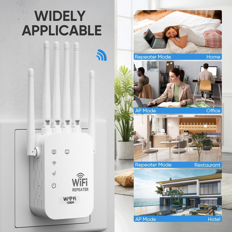Everyneeding Dual Band WiFi Range Extender