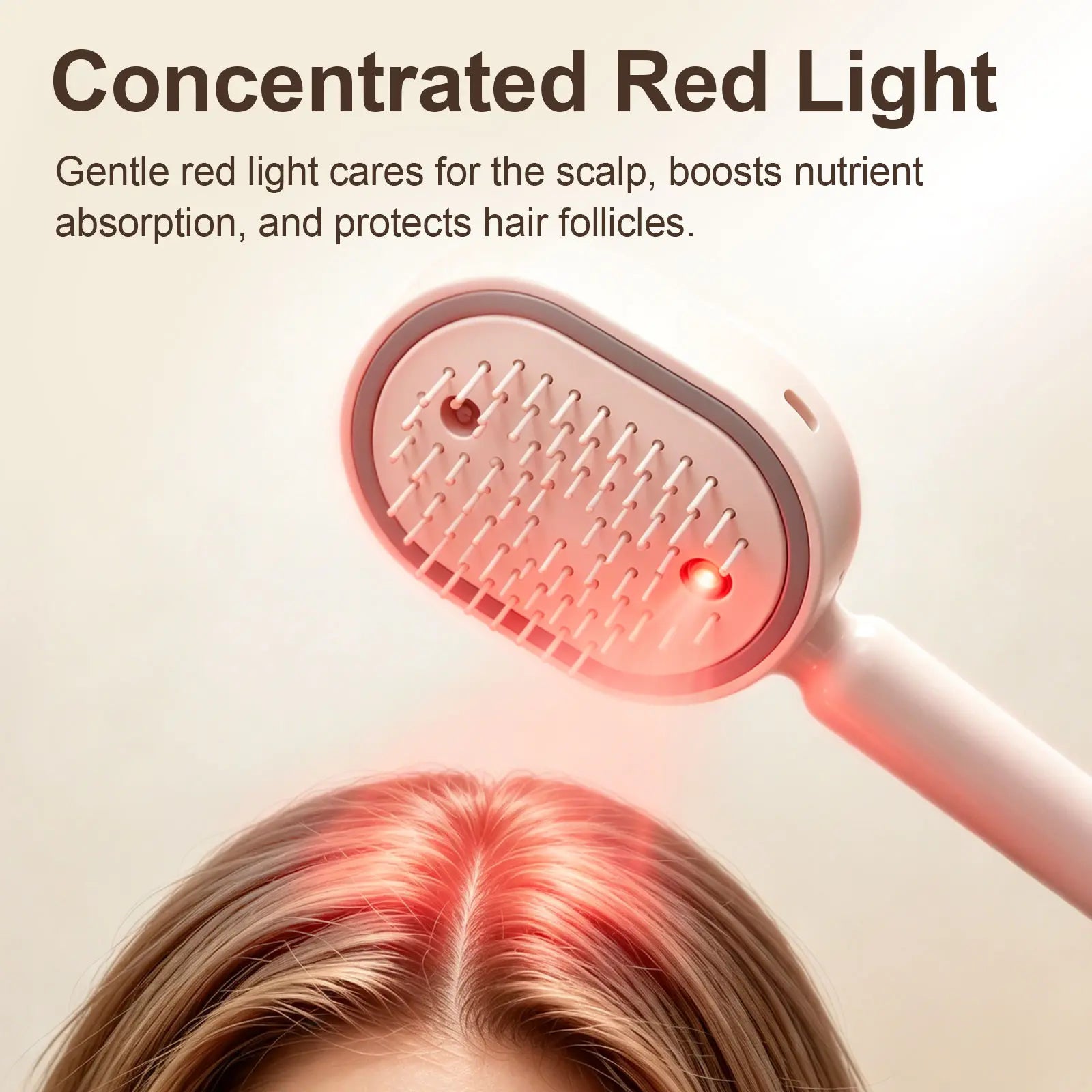 Thetendernorth Essential Oil Mist Comb, Anti-Tangle Electric Massage Brush