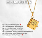 Preliminaryt The Most Beautiful Chapter Book Necklace For Granddaughter and daughter