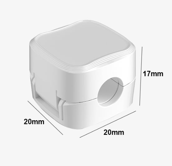 Pleteffect Magnetic Cord Organizer, Easy Secure Adhesive Cable Management